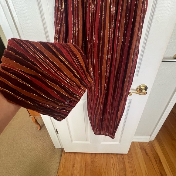 Free people harem lurex jumpsuit, xs - Picture 4 of 8